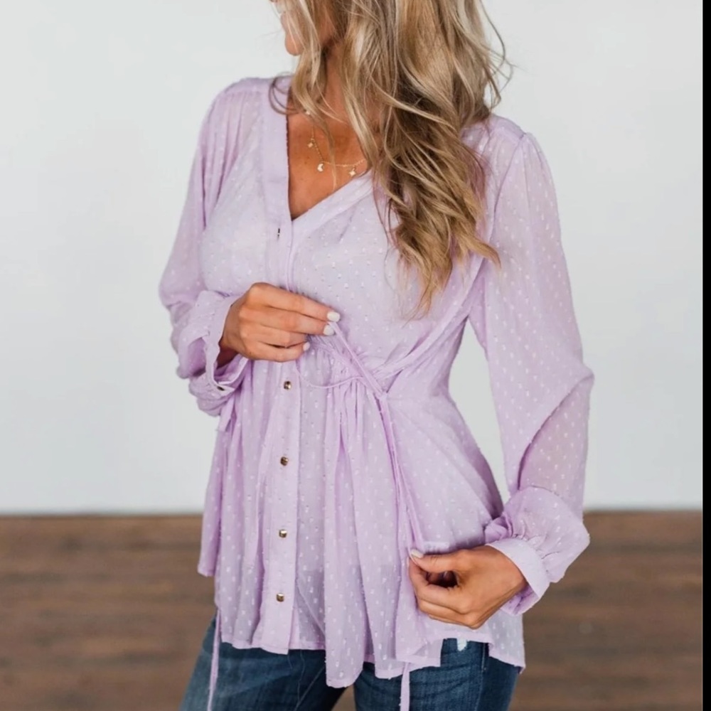 Purple blouse